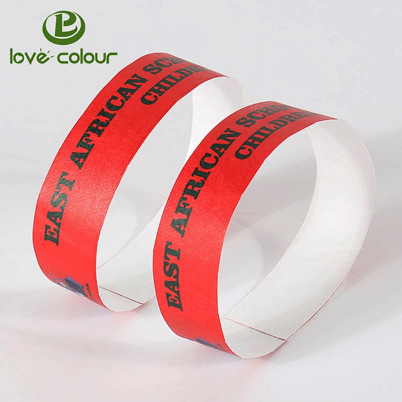 Cheap custom paper wristband for party and events / wristband vinyl