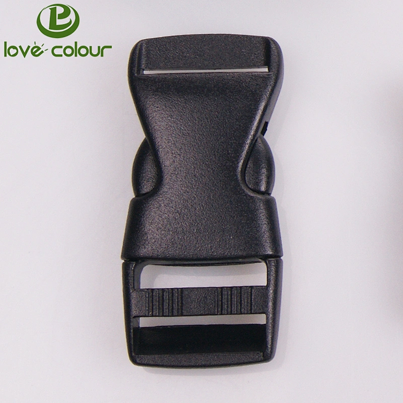 25mm 38mm custom lanyard plastic black buckle