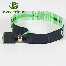 Custom polyester jacquard personalized wristband cheap woven bracelets