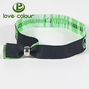 Custom polyester jacquard personalized wristband cheap woven bracelets