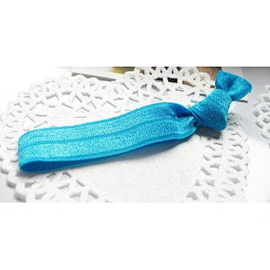 Colorful Solid Elastic Hair Ties Ribbon Ponytail Holder For Girls