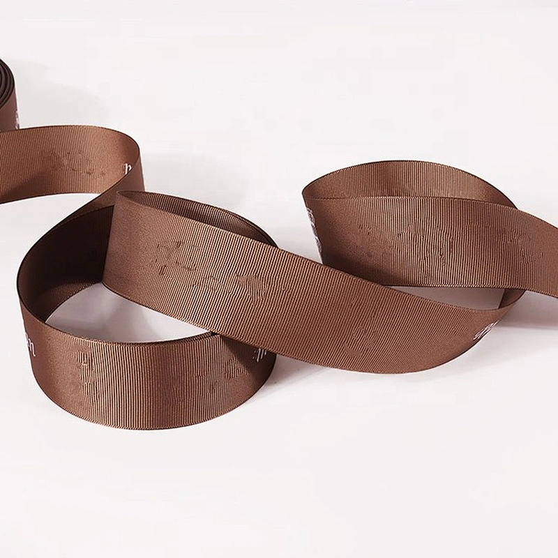 High quality Printing Grosgrain Polyester Ribbons for Gifts Packing