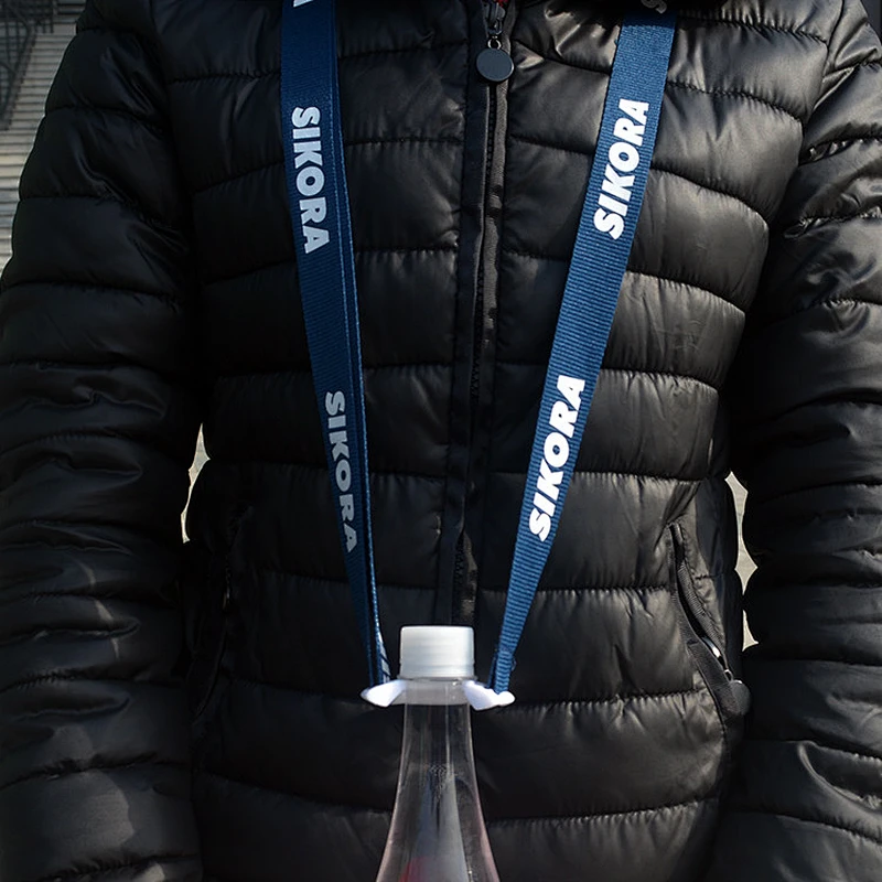 Bottled Holders: Plastic Holders For Bottled Drink Lanyards or Neck Straps Making