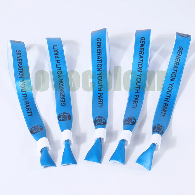 Make your own custom cloth fabric wristbands no minimum