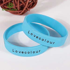 Eco-friendly factory custom made debossed printing silicone wristband with free sample