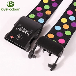 Custom Polyester Luggage Belt Printing Luggage Strap