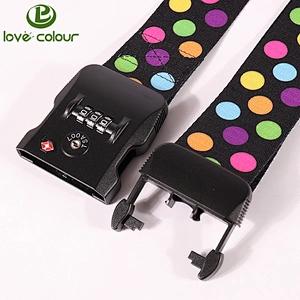 Custom Polyester Luggage Belt Printing Luggage Strap
