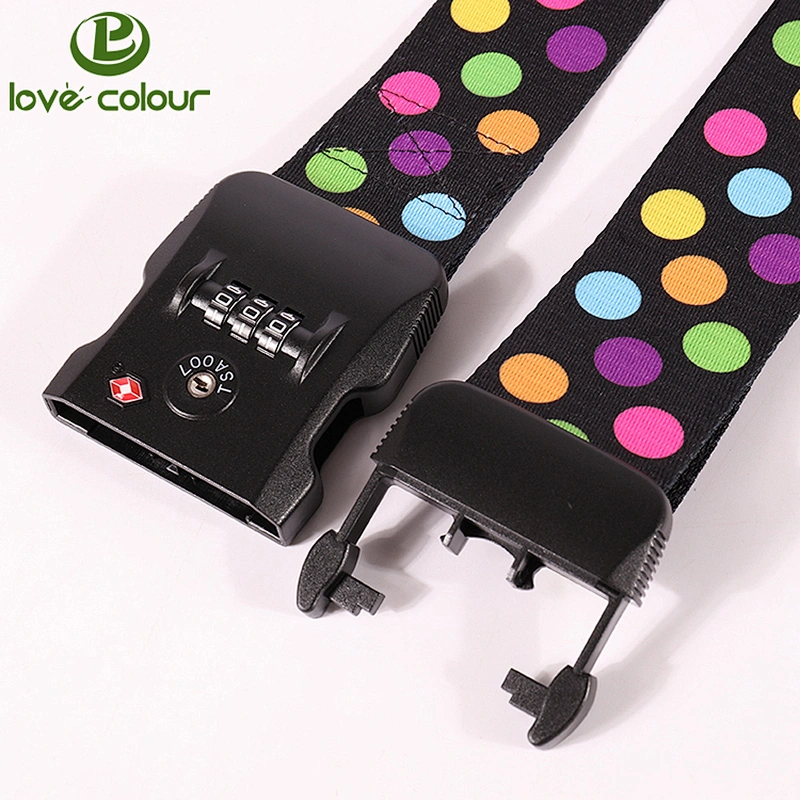 Custom Polyester Luggage Belt Printing Luggage Strap