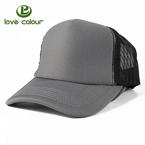 Manufacture custom mesh trucker cap 5 panel advertising baseball cap