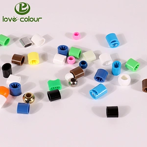 Colorful One way plastic snap closure wristband lock for wholesale