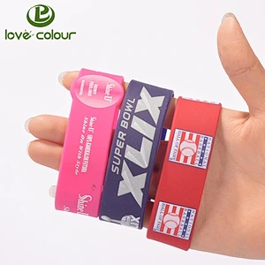 Promotional items printed personalized silicone bracelets for sale
