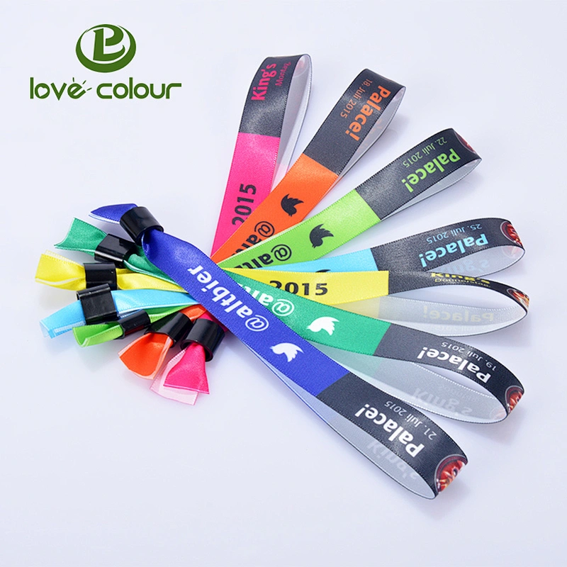 Party Decoration Event Plain Polyester Wristbands