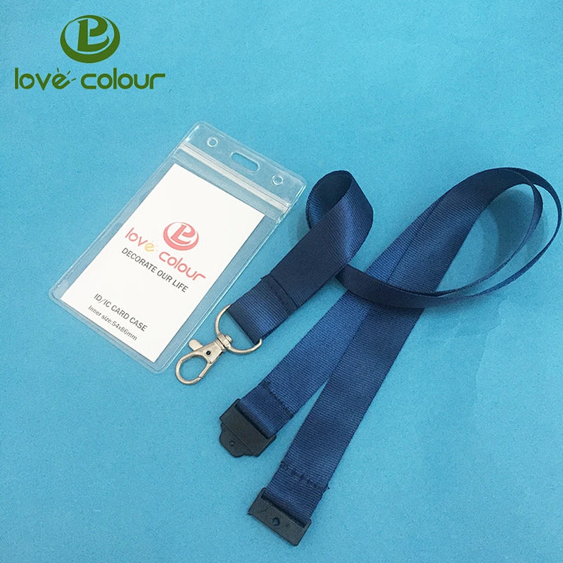 Business ID Card Badge Keys Holder Polyester Lanyard Neck Strap
