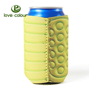 Custom classic foldable sublimation blank stubby holder neoprene can cooler coolies
