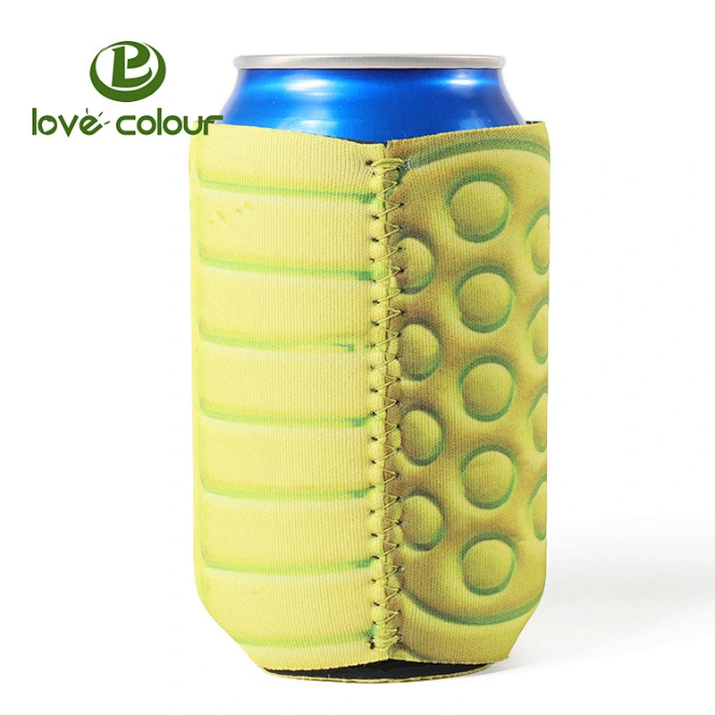 Custom classic foldable sublimation blank stubby holder neoprene can cooler coolies