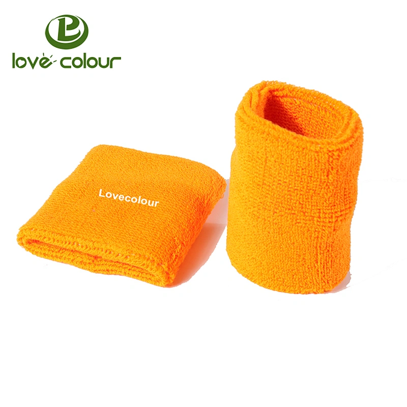Bulk custom basketball wrist sweatbands cotton wristband