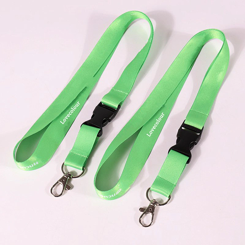 Promotion Plain Personalized Polyester Sublimation Printing Lanyards With Logo Custom Pattern