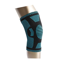 Knitted Elastic Fitness Knee Support Sports Running Knee Brace Compression Knee Sleeve for Sport Gym