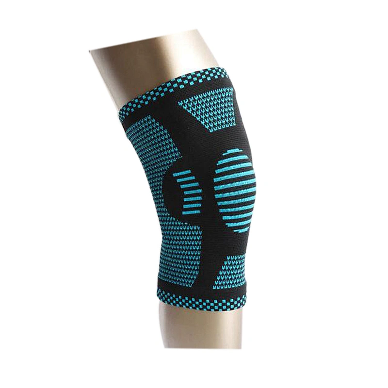 Knitted Elastic Fitness Knee Support Sports Running Knee Brace Compression Knee Sleeve for Sport Gym