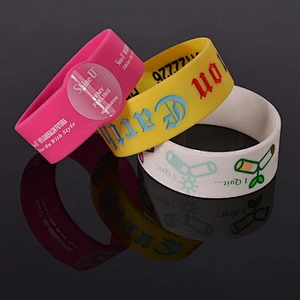 Silicon bracelet for men basketball sports rubber wristband personality