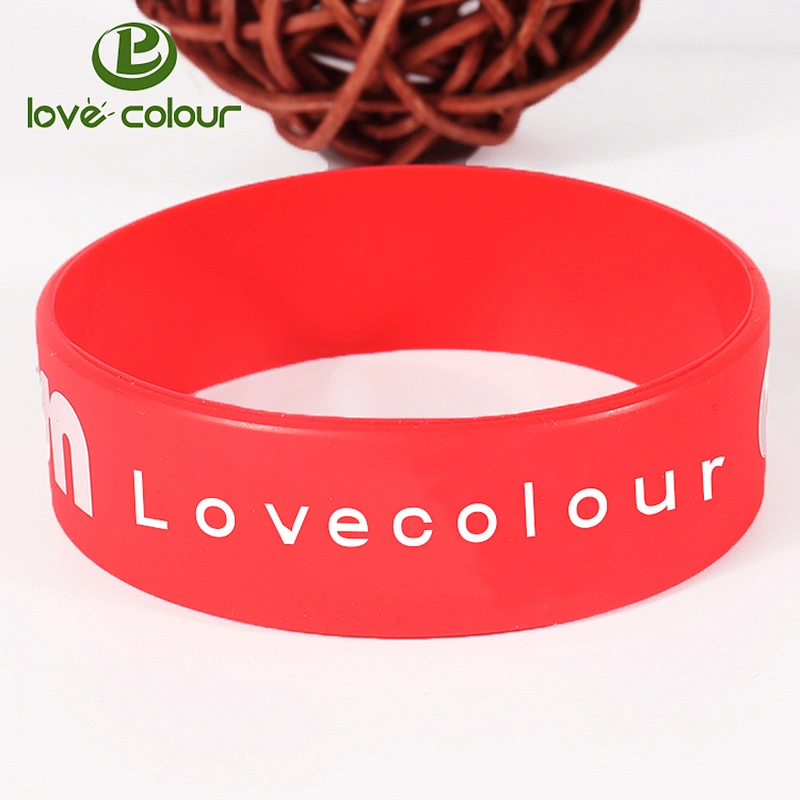 Silicone wristband customized with your logo and writings