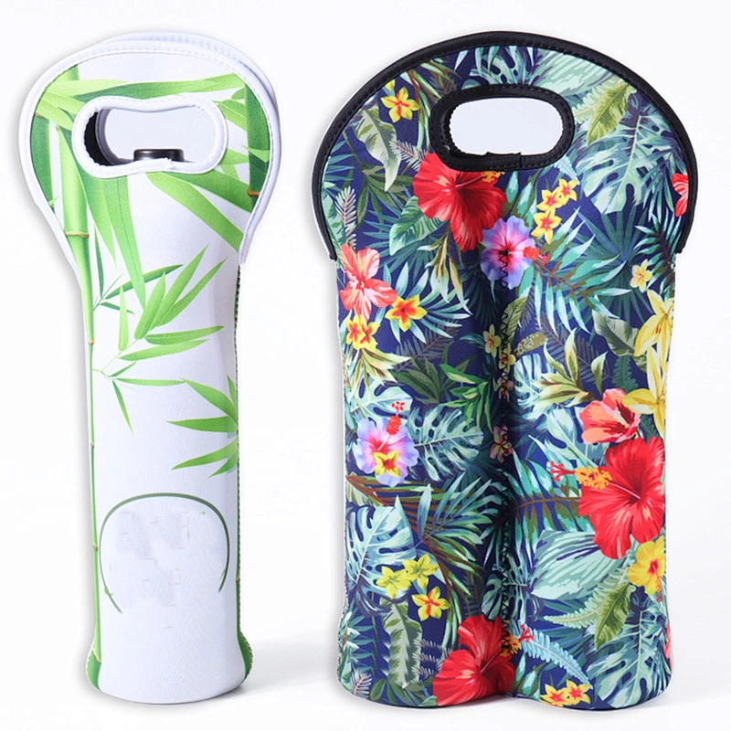 Custom Eco Friendly Neoprene Material Made Bottle Cooler Bags For Promotion