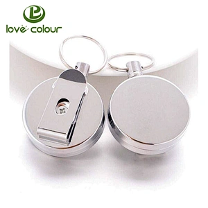 High quality custom plastic and stainless steel badge reel for sale