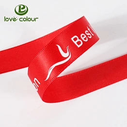 Custom satin wedding party decoration ribbon / satin roll