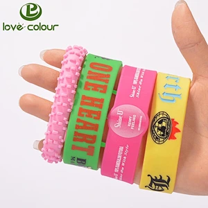 Promotional Silicone wristband,UV Silicone Bracelet from China