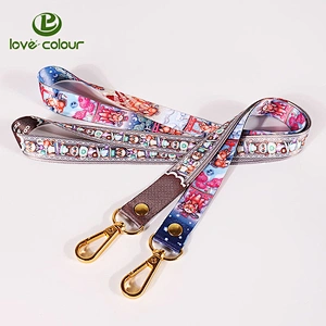 Custom polyester phone holder lanyard cartoon printing cellphone lanyard for children