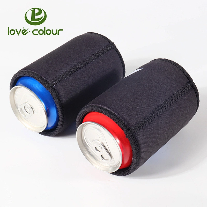 Custom Insulated can cooers stubby holder full color neoprene coolies sleeve in purple