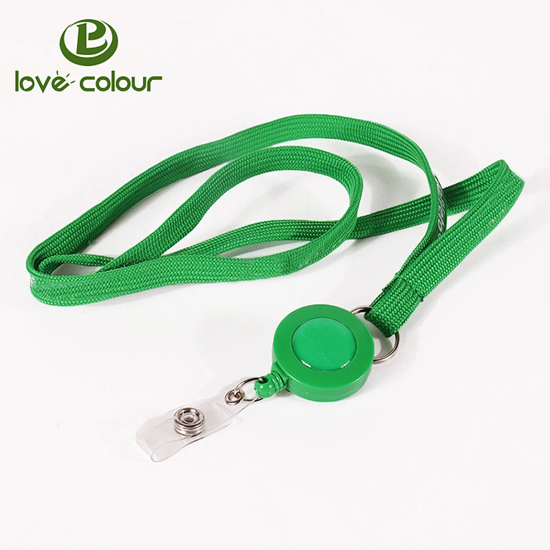 Custom badge holder polyester advertising lanyard strap