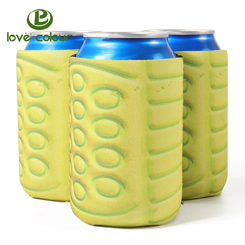 Custom 330 ml neoprene stubby cooler beer can holder sleeve