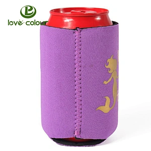 Custom neoprene full color printing cartoon stubby holders can coolies