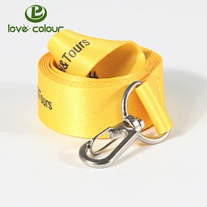 Custom mixed color beautiful polyester heat transfer lanyard for activities