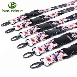 Personalised custom your own sublimation lanyard with breakaway buckle
