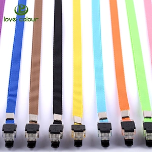Promotional gift polyester sublimation printing stretch lanyard wholesale