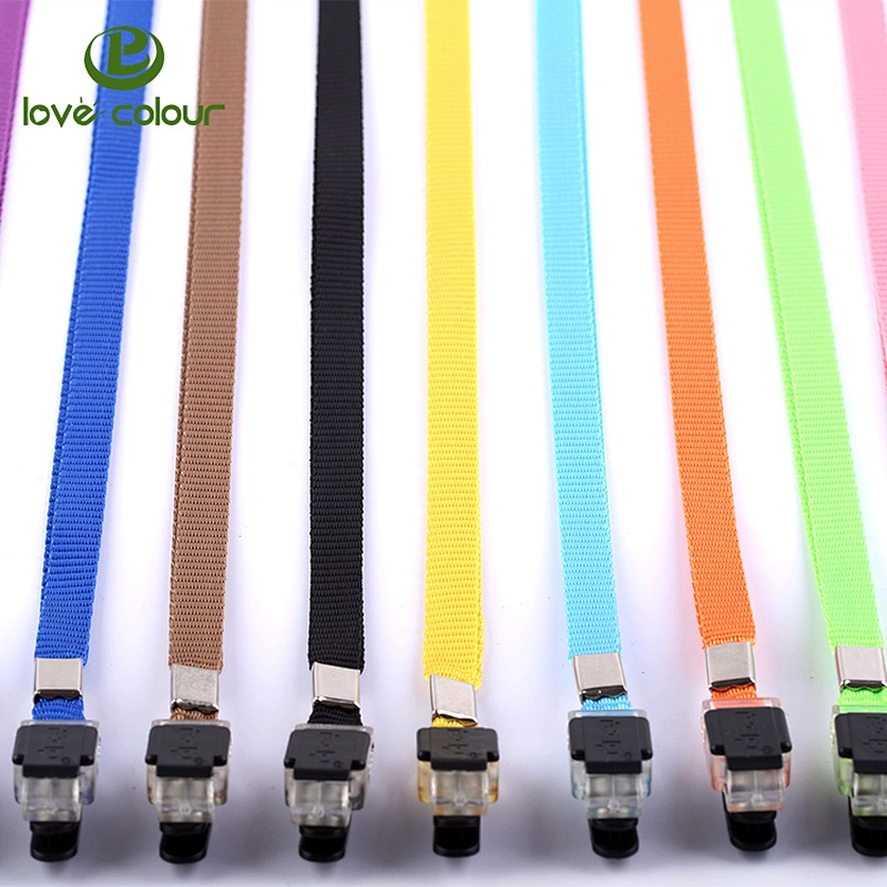 Promotional gift polyester sublimation printing stretch lanyard wholesale