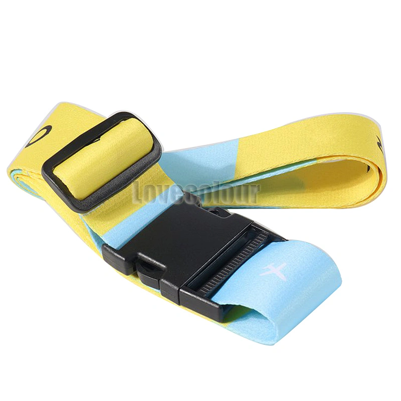 Popular Custom Heavy Duty Polyester Luggage Straps Suitcase Belts