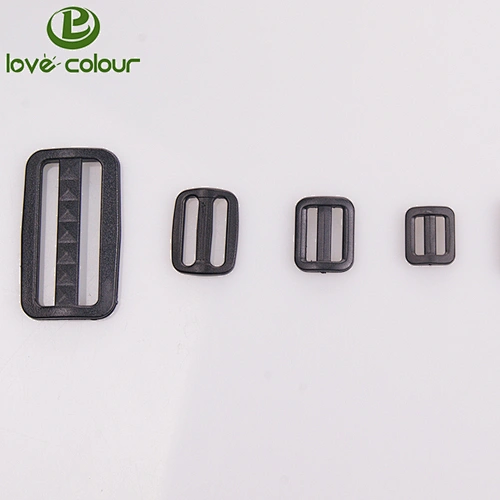Wholesale bag black plastic buckle strap adjuster