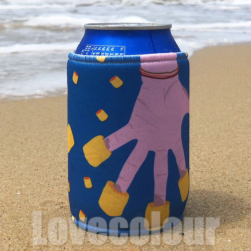 Promotional Custom Logo Printed Neoprene Stubby Beer Can Bottle Coolers
