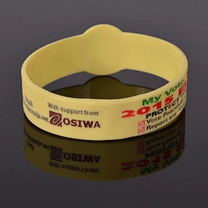 Wholesale custom popular health rubber silicone bracelet
