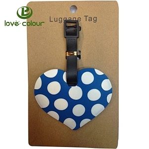 Custom Cartoon Soft Silicone Rubber Pvc Bag Shape Luggage Tags