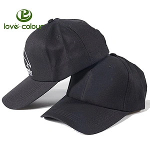 High quality wholesale 6 panel black baseball hat trucker caps for outdoor