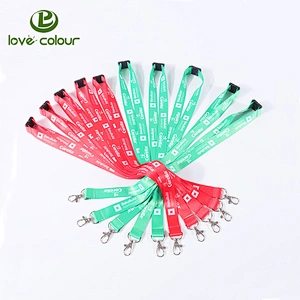 Factory wholesale printed logo cheap custom personalized lanyards