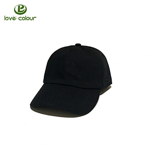 Plain design blank cotton baseball cap and hat
