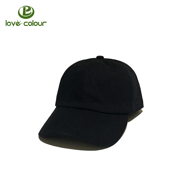 Plain design blank cotton baseball cap and hat