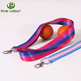 Hot sale polyester lanyard strap with custom your logo