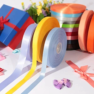 Good price customized high quality satin ribbon with custom logo