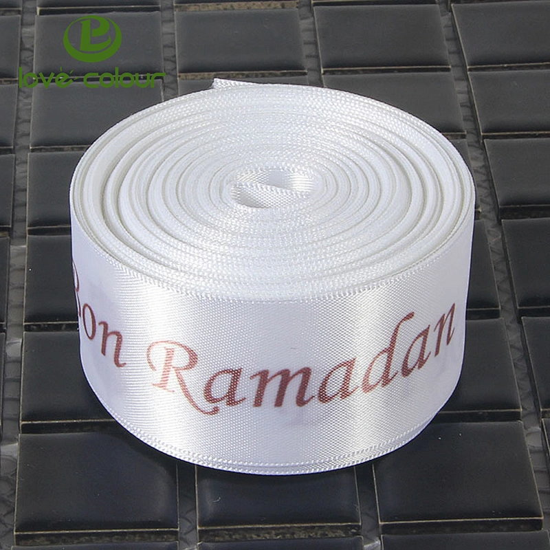 High quality polyester custom satin webbing for wedding decoration